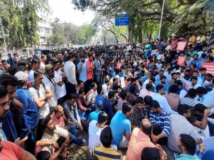 MPSC: Examiners' agitation in Pune; Demand to implement new pattern from 2025 onwards | MPSC: पुण्यात परीक्षार्थींचे आंदोलन; नवीन पॅटर्न २०२५ पासून लागू करण्याची मागणी