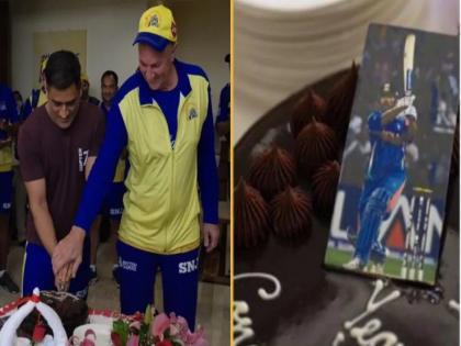 ms dhoni celebrates world cup 2011 anniversary with chennai super kings shares video social media instagram | World Cup 2011 MS Dhoni: ११ वर्षांपूर्वी आजच्याच दिवशी टीम इंडियाने उभारली होती 'विश्वविजयाची गुढी'; धोनीनं केलं सेलिब्रेशन, Video