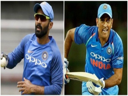 IND vs WI 2nd T20: Dinesh Karthik is near to ms Dhoni's record | IND vs WI 2nd T20 : दिनेश कार्तिकला खुणावतोय धोनीचा विक्रम