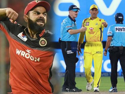 IPL 2019 :  'Virat Kohli would have been called arrogant for invading pitch like MS Dhoni' - Fans react to last-over drama | IPL 2019 : ...तर कोहलीला गर्विष्ठ ठरवलं असतं; धोनीच्या कृत्यानंतर विराटच्या चाहत्यांची फटकेबाजी