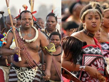 Shocking! Swaziland king marries a virgin girl every year from a topless parade