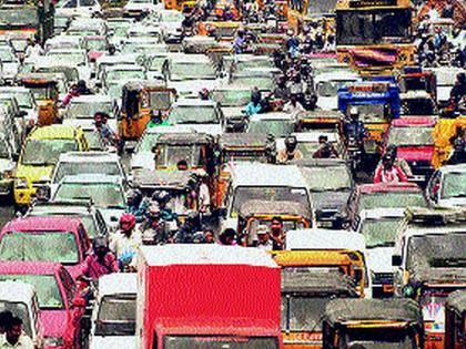 For two years, the speeding traffic of the West has been stuck in 'NOC' | दोन वर्षांपासून पश्चिम दु्रतगतीची वाहतूककोंडी अडकली ‘एनओसी’त