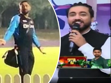 ICC T20 World Cup 2021 Ind vs Pak Live updates : Pakistani anchor asking KL Rahul & MS Dhoni not to play well tomorrow, Pakistan reply to indian "mauka mauka", Video  | T20 World Cup 2021 Ind vs Pak Live Score: पाकिस्तानी महिला अँकरची MS Dhoni, KL Rahul कडे विनवणी; चॅनेलच्या गाण्यानं तर हद्दच केली, Video