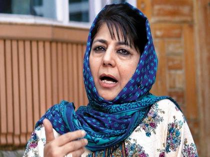 Former Jammu and Kashmir Chief Minister Mehbooba Mufti under house arrest | जम्मू-काश्मीरच्या माजी मुख्यमंत्री मेहबूबा मुफ्ती नजरकैदेत, 'या' कारणामुळे कारवाई