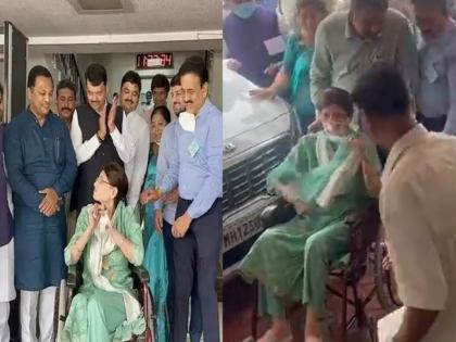 Mukta Tilak: MLA Mukta Tilak came to Mumbai in an ambulance and voted in the Legislative Council elections. | Mukta Tilak: मुक्ताताईंची कर्तव्यनिष्ठा अन् कमिटमेंट; 'व्हील चेअर'वर येऊन केलं होतं मतदान, सगळ्यांनीच केला होता सलाम!