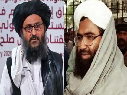 Masooh Azhar meets Taliban leader mulla baradar, suspected of plotting against India | 26/11 चा मास्टरमाइंड मसूद अजहरनं घेतली तालिबानी नेत्याची भेट, भारताविरोधात कट रचत असल्याचा संशय