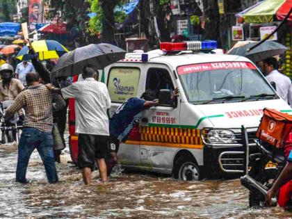 mumbai heavy showers in mumbai mulund bhandup east suburbs | Mumbai Rain: मुंबईच्या पूर्व उपनगरात तुफान पाऊस; भांडूप, मुलुंडमध्ये रस्त्याला आलं नदीचं रुप!