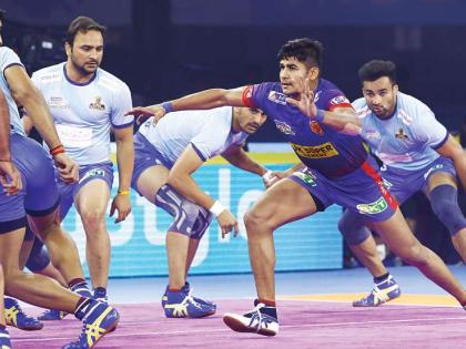 Pro Kabaddi; Delhi's 'bullying' at the last minute | प्रो कबड्डी; अखेरच्या मिनिटाला दिल्लीची ‘दबंगगिरी’