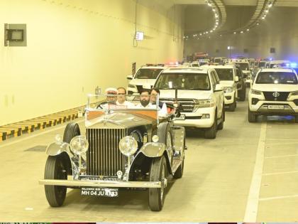 Second part of the Coastal Road between Marine Drive and Haji Ali has been opened for traffic | मरीन ड्राइव ते हाजीअली आता ८ मिनिटांत; कोस्टल रोडचा दुसरा बोगदा वाहतुकीसाठी खुला