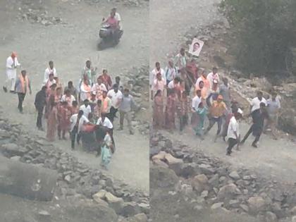 हातात ९ महिन्याचे बाळ, मराठी आदिवासी कुटुंबाला मारहाण; मुंबईत प्रचारास आलेल्या उत्तर भारतीयांचा प्रताप - Marathi News | bmc election 2026 marathi tribal family beaten up by north Indians who came to campaign | Latest politics News at Lokmat.com