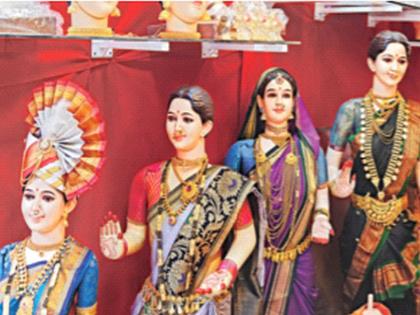 Ganesh Mahotsav: How about 'Baipan Bhari' in Gauri? | Ganesh Mahotsav: ‘बाईपण भारी’गौरीत कसे?