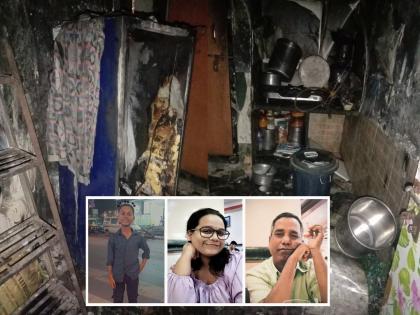Goregaon Fire: गोरेगावच्या भगतसिंग नगरमध्ये घराला भीषण आग; एकाच कुटुंबातील तिघांचा गुदमरून मृत्यू - Marathi News | Mumbai News: Massive fire breaks out in house in Bhagat Singh Nagar, Goregaon; Three members of same family die of suffocation | Latest News at Lokmat.com