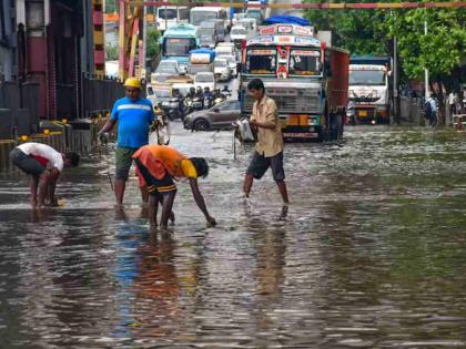 Yellow alert for Mumbai red alert for Sindhudurg Ratnagiri Satara Kolhapur | राज्यभरात पावसाचं चांगभलं; चार दिवस कोसळधार