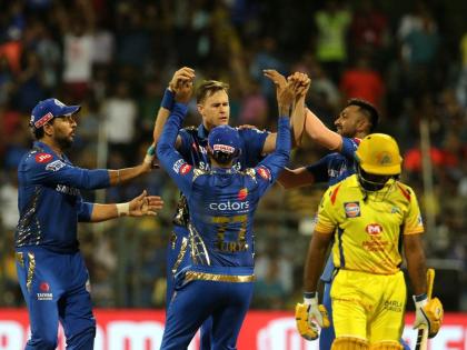 IPL 2019: Chennai Express blocked by Mumbai indians | IPL 2019 : चेन्नई एक्सप्रेस मुंबईने रोखली