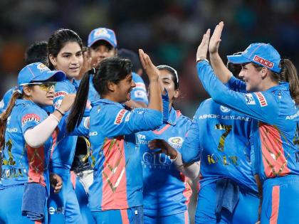 Mumbai Indians into the Finals after beating UP warriors to face Delhi Capitals for title match Issy Wong takes hattrick | WPL 2023: Mumbai Indians ची दिमाखात फायनलमध्ये धडक, इस्सी वोंगने घेतली 'हॅटट्रिक'