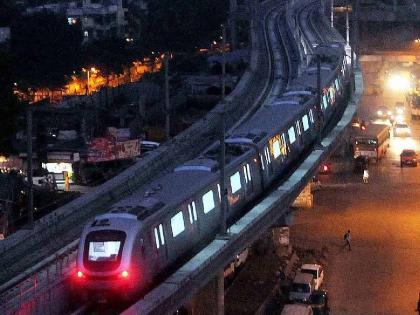 Metro services will continue till 12 midnight during Navratri festival | नवरात्रोत्सव काळात रात्री १२ पर्यंत मेट्रो सेवा सुरु राहणार; पाठपुराव्याला आलं यश