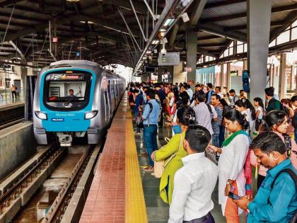 नोकरदारांनो, लक्ष द्या! आजपासून पहिली मेट्रो दीड तास उशिराने! मेट्रो २ अ, ७ मार्गिकेसाठी ७ दिवसांचे तात्पुरते वेळापत्रक - Marathi News | Employees, pay attention! First metro from today will be delayed by one and a half hours! 7-day provisional timetable for Metro 2A, 7 lines | Latest News at Lokmat.com