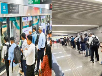 मुंबईकर खूश... तासाभराचा प्रवास अवघ्या १५ मिनिटांवर; विधानभवन मेट्रो स्थानकाचे प्रवेशद्वार बंद करण्याची वेळ - Marathi News | Mumbaikars are happy... an hour-long journey is now just 15 minutes away | Latest News at Lokmat.com