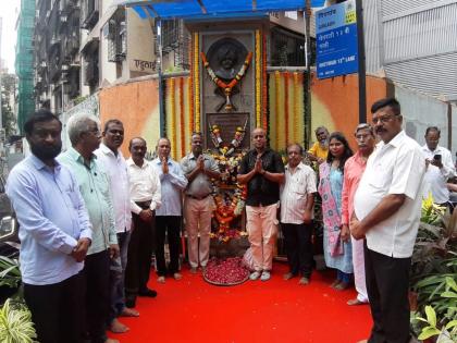 On the occasion of Rajarshi Shahu Maharaj's birth anniversary, think about the Shahu memorial at Girgaon   | राजर्षी शाहू महाराज जयंतीनिमित्त गिरगाव येथील शाहु स्मृतिस्तंभावर विचार जागर  