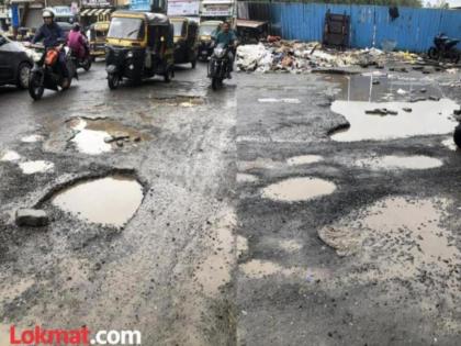 in mumbai before anant chaturdashi the disturbance of potholes will be removed as the rain has stopped the work has been speeded up by the municipality | अनंत चतुर्दशीपूर्वी खड्ड्यांचे विघ्न होणार दूर; पावसाने उसंत घेतल्याने कामाला वेग