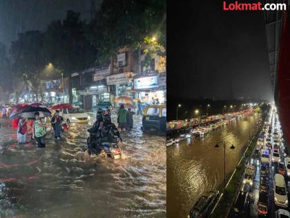 in mumbai fourteen days of rain in one day an average of 131 millimeters was recorded on wednesday this year the stay will continue till dussehra   | चौदा दिवसांचा पाऊस एका दिवसात; बुधवारी सरासरी १३१ मिलिमीटरची नोंद, यंदा दसऱ्यापर्यंत मुक्काम कायम  