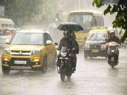 Rain lashed Mumbai-Thane, water accumulated in many places in suburbs; Citizens riot | मुंबई-ठाण्याला पावसाने झोडपले, उपनगरांमध्ये अनेक ठिकाणी साचले पाणी; नागरिकांची त्रेधातिरपीट 