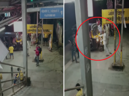 A rickshaw driver brought rickshaw directly to railway platform, incident in Ambivali | रिक्षा चालकाची मुजोरी; थेट रेल्वे फलाटात आणले वाहन, आंबिवलीतील घटना