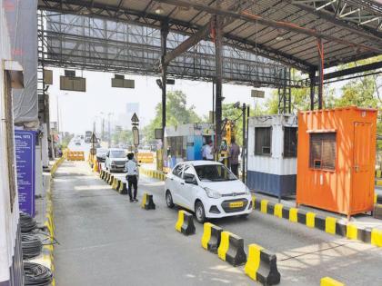 tollplaza hassle-free, relief for passengers; Traffic speeds up at Dahisar | टोल नाका कोंडीमुक्त, प्रवाशांना दिलासा; दहिसर येथे वाहतुकीचा वेग वाढला