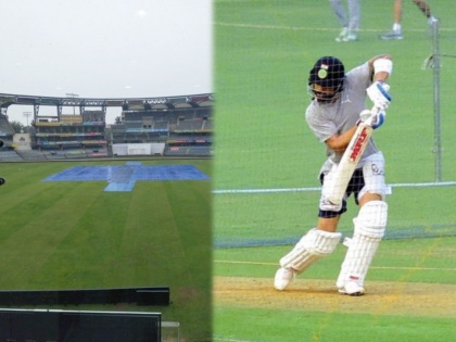 IND vs NZ, 2nd Test Weather Report: Mumbai all set to host test match after 5 years, but what is weather report on match day? | IND vs NZ, 2nd Test Weather Report : पाच वर्षांनी मुंबईत होणाऱ्या कसोटीवर पावसाचं सावट; भारत-न्यूझीलंड दुसरा सामना होणार नाही?