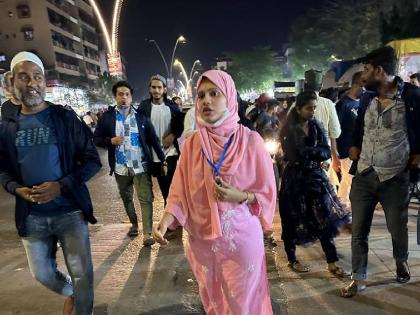 The young woman took the initiative to break the traffic jam on the national highway | राष्ट्रीय महामार्गावरील वाहतूक कोंडी फोडण्यासाठी तरुणीने घेतला पुढाकार