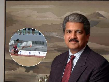   Murali Sreeshankar wins silver with a massive jump and qualifies for Paris Olympics 2024 and businessman Anand Mahindra has congratulated him by sharing a video  | कडक सॅल्युट! भारतीय खेळाडूची ८.३७ मीटर 'झेप', आनंद महिंद्राही झाले फॅन, म्हणाले...