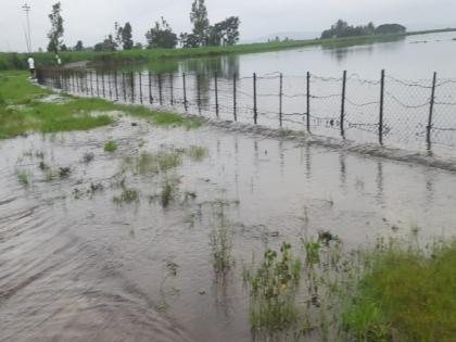 Murgud historic Sarpirajirao Lake was filled | Kolhapur: मुरगुडमधील ऐतिहासिक सर पिराजीराव तलाव भरला