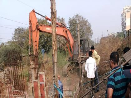 Another illegal construction in the RERA case is KDMC's hand | रेरा प्रकरणातील आणखीन एका बेकायदा बांधकामावर केडीएमसीचा हाताेडा