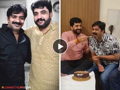 pune mp murlidhar mohol celebrated marathi actor ramesh pardeshi birthday shared video | मुरली अण्णांनी दिल्लीत साजरा केला पिट्या भाईचा वाढदिवस, अभिनेता म्हणतो- "दिवसभर थकूनही रात्री २ वाजता..."