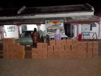 Seven lakh liquor seized from Murtijapur | मुर्तीजापूरमधून सात लाखांचा दारुसाठा जप्त