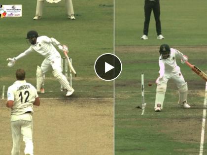 BAN vs NZ 2nd Test : Mushfiqur Rahim becomes the first Bangladesh player to be dismissed for handling the ball, Watch Video | ना कॅच, ना बोल्ड; तरीही बांगलादेशचा फलंदाज OUT, ७२ वर्षानंतर कसोटीत विचित्र घडलं, Video 