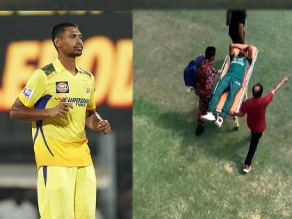 Ipl Match 2024 live score csk vs rcb Mustafizur Rahman was carried on the stretcher and now he picked 4 wickets in 10 balls for CSK | IPL 2024 CSK vs RCB: ४ दिवसांपूर्वी स्ट्रेचरवरून मैदानाबाहेर गेला; आता CSK साठी 'हुकमी एक्का' बनला