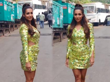 Malaika arora massively trolled by netizens for her walk watch video | छोटा ड्रेस घालून चालण्याच्या स्टाईलवरून ट्रोल झाली मलायका अरोरा, म्हणाले - हिला झालं तरी काय...?