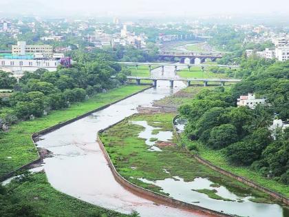 Only dominance of river reform! Only ten percent of the work of the second phase of the project | नदीसुधारचा फक्त बोलबाला! प्रकल्पातील दुसऱ्या टप्प्याचे काम अवघे दहा टक्के