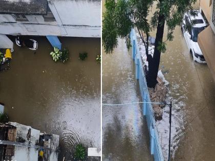 Heavy rains in Nagpur, flooding many places; Orange alert in this district! | नागपूरमध्ये मुसळधार, अनेक ठिकाणी पाणी भरले; 'या' जिल्ह्यात ऑरेंज अलर्ट! 