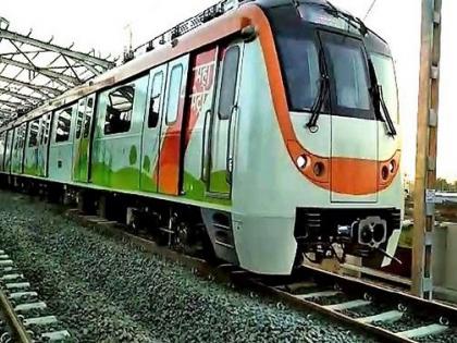 The flag of the Nagpur Metro Railway, which is being shown by China today | नागपूर मेट्रो रेल्वेला आज चीनमधून दाखविण्यात येणार हिरवी झेंडी 