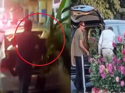 Nagpur News, Two men came in BMW car and stole plants, incident happened in Nagpur after Gurugram | BMW कारमध्ये आले अन् रोपं चोरुन नेले, गुरुग्रामनंतर नागपूरात घडली घटना; पाहा Video...