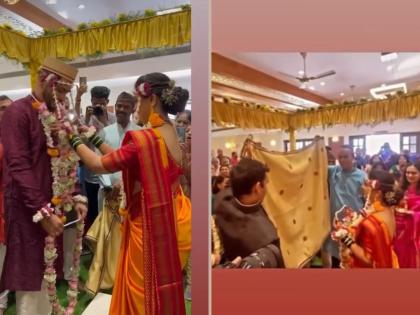 This small screen couple tied the knot before Ranada-Pathakbai, photos are going viral | राणादा-पाठकबाईंच्या आधी छोट्या पडद्यावरील या जोडप्यानं बांधली लग्नगाठ, फोटो होतायेत व्हायरल