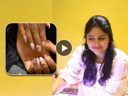 akshaya-hardeek-wedding-akshaya-writes-wedding-date-on-nails-new-trend-of-nail-art | Akshaya Deodhar & Hardeek Joshi Wedding :आता हा ट्रेंड कधी आला ! पाठकबाईंनी चक्क नखांवर लिहिली लग्नाची तारीख