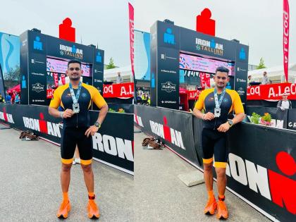 Another tour for Hardik in Virar, two Ironman competitions completed in 14 days in Europe | विरारमधील हार्दिकच्या शिरपेचात आणखीन एक तुरा, युरोप खंडात १४ दिवसात दोन आयर्नमॅन स्पर्धा पूर्ण