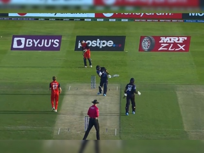 T20 World Cup, Namibia won : Namibia chasing 165 runs against Netherlands, David Wiese smashed unbeaten 66 runs from 40 balls including 4 fours and 5 sixes  | T20 World Cup, Namibia won : ६,६,६,६,६... David Wiese ची आतषबाजी, नामिबियाचा ऐतिहासिक विजय
