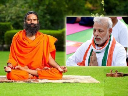 International Yoga Day 2022: By Saying 'Yoga se hoga', Ramdev Baba gave 'glamor' to yoga; Modi took it globally! | International Yoga Day 2022: 'योगा से होगा' म्हणत रामदेव बाबांनी योगसाधनेला दिलं 'ग्लॅमर'; मोदींनी नेलं जागतिक स्तरावर!