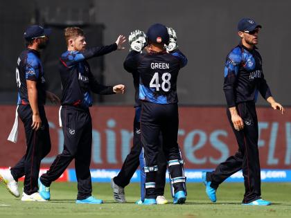 T20 World Cup, NZ vs NAM : Namibia need 164 runs to create history. Certainly a tough Task for them against New Zealand bowlers | T20 World Cup, NZ vs NAM : नामिबियाची भन्नाट कामगिरी, १३० कोटी भारतीयांची प्रार्थना कामी आली; न्यूझीलंडची वाट लागली