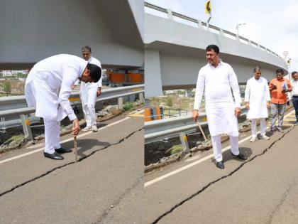 congress nana patole criticized state govt over atal setu pothole issue | “महायुती सरकारने भ्रष्टाचाराच्या सर्व सीमा ओलांडल्या”; अटल सेतुला भेगा, नाना पटोलेंची टीका