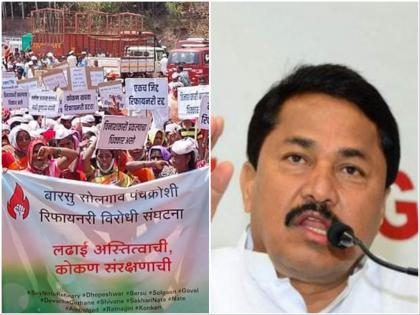 Don t try to impose the Barsu project on people will do tit for tat congress leader Nana Patole | Barsu Refinery Project : बारसू प्रकल्प जनतेची डोकी फोडून लादण्याचा प्रयत्न करु नका, जशास तसे उत्तर देऊ : नाना पटोले